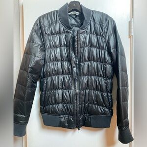 Athleta Black Puffer Jacket